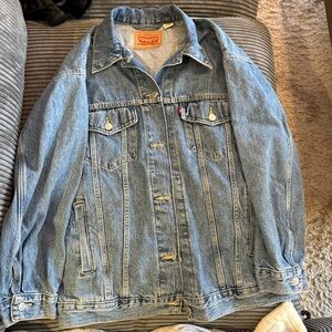 Levi's Blue Denim Jacket with Tan Label